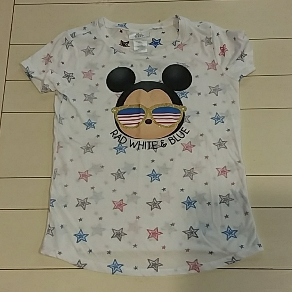 Disney tsum Mickey Mouse red white blue t-shirt
